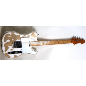 The Top Guitars Brand Aged STL GL White Electric Guitar