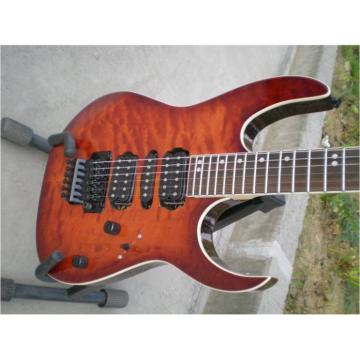 Custom Sunburst Tiger Maple Top Electric Ibanez Guitar