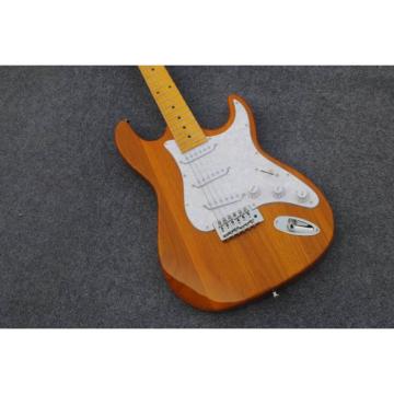 Custom Shop Stratocaster Natural Wood Grain Electric Guitar
