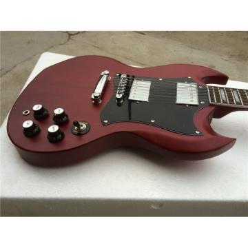 Custom Shop SG Burgundy Matte Electric Guitar