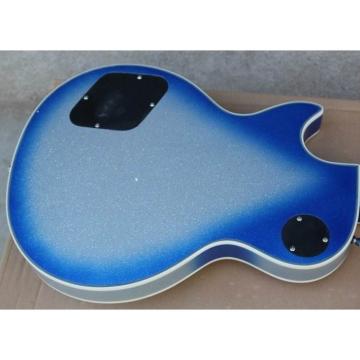 Custom Shop Robot White Blue LP Electric Guitar