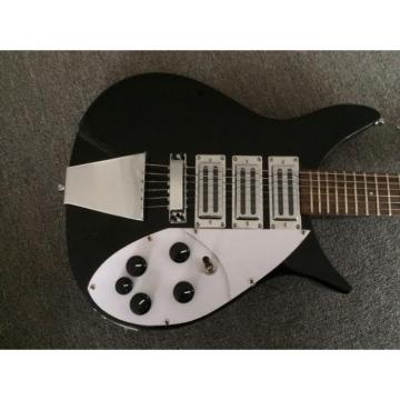 Custom Shop Rickenbacker 350 Jetglo Black Electric Guitar