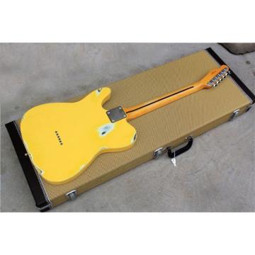 Custom Shop Relic Yellow Vintage Old Aged Telecaster Electric Guitar