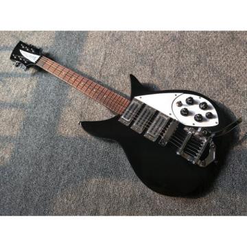 Custom Shop Rickenbacker 325 Jetglo Black Electric Guitar