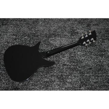 Custom Shop Rickenbacker 325 Jetglo Black 6 String Electric Guitar