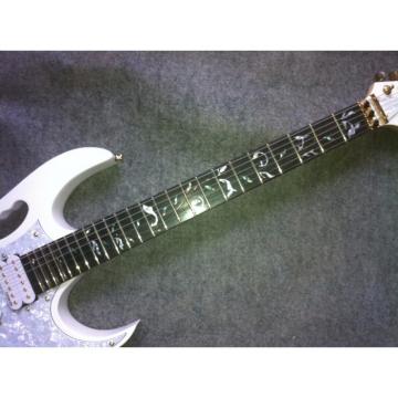 Custom Shop Jem 7V Steve Vai White Floyd Rose IBZ Electric Guitar