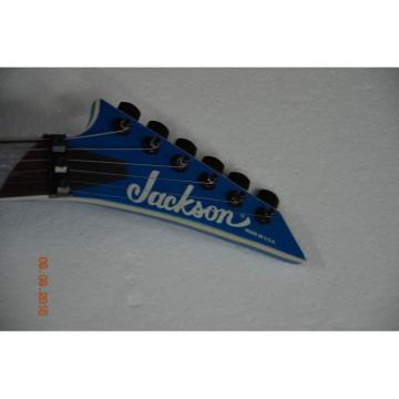 Custom Shop Jackson Soloist Blue 3 Pickups Electric Guitar