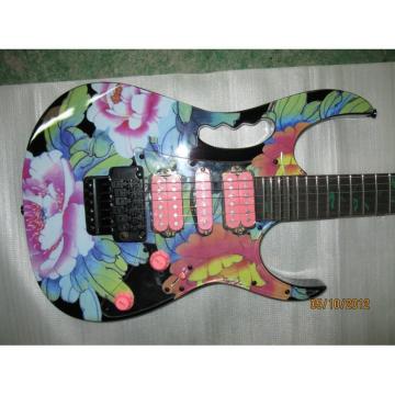 Custom Shop Ibanez Jem 7 Vai Flower Electric Guitar