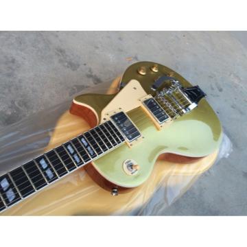 Custom Shop Gold Top Bigsby Tremolo 6 String Electric Guitar