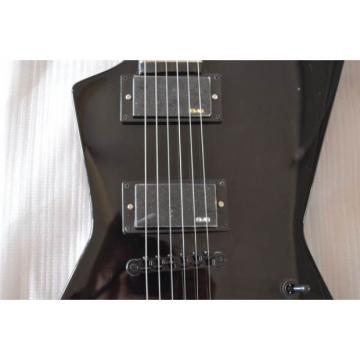 Custom Shop Explorer ESP Korina Black Electric Guitar MX250