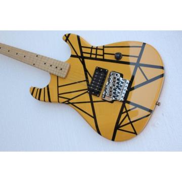 Custom Shop EVH Yellow Black Stripe Electric Guitar