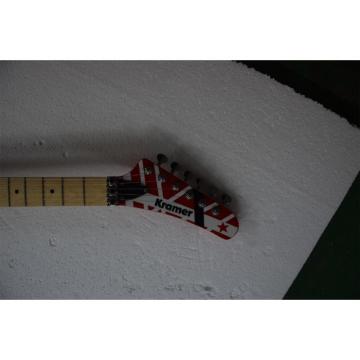 Custom Shop EVH 5150 Red White Black Stripe Kramer Electric Guitar