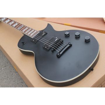 Custom Shop Eclipse ESP Matte Black Electric Guitar
