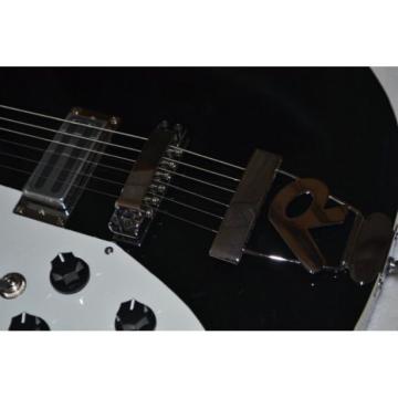 Custom Shop Black Rickenbacker 620 Left Handed Electric Guitar