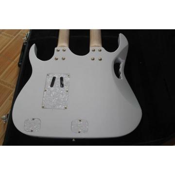 Custom JEM7V White Double Neck 6/12 Strings Electric Guitar