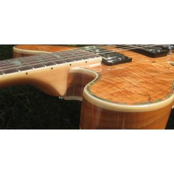 Custom 6 String Languedoc Dead Wood Grain Top Electric Guitar
