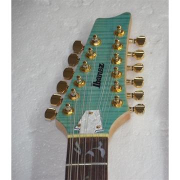Project 12 String Unfinished Ibanez Neck Mother of Pearl Dot Inlays