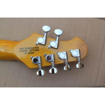 Custom Shop Music Man Ernie Ball Custom Orange 6 String Guitar Axis