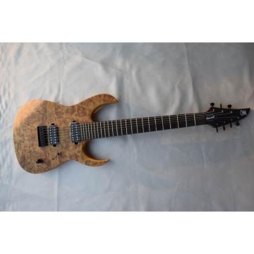 Custom Built Regius 7 String Birds Eye Finish Duvell Bolt On Mayones Guitar