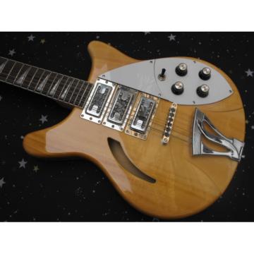 Custom 12 Strings Rickenbacker 381 V69 Natural Guitar