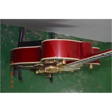 Custom Shop Gretsch Red Gold Hardware Jazz Guitar