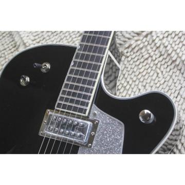 Custom Gretsch Falcon Black Silver Pickuguard Electric Guitar