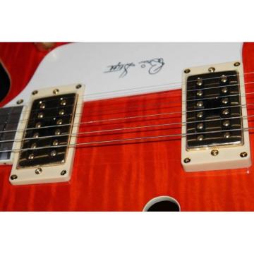 Custom G6120 Gretsch Falcon Setzer Brick Red Guitar
