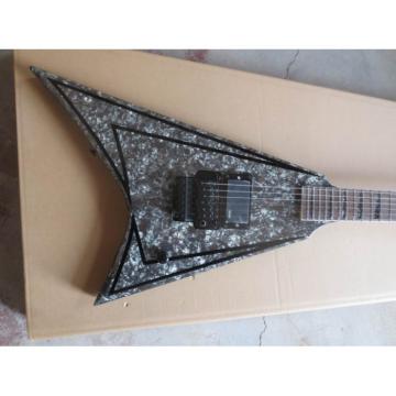 Custom Alexi Laiho Black Diamond Pearl V Guitar