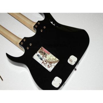 Custom JEM7V Red Black Double Neck 6/12 Strings Electric Guitar