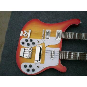 Custom 4003 Double Neck Fireglo 4 String Bass 12 String Guitar