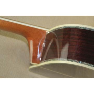 Custom 1833 Martin D45 Natural Acoustic 12 String Guitar Sitka Solid Spruce Top With Ox Bone Nut &amp; Saddler