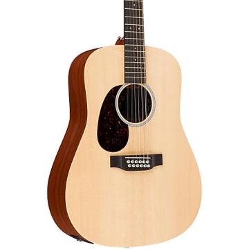 Martin X Series D12X1AE-L Dreadnought Left-Handed 12-String Acoustic-Electric Guitar Natural