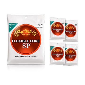 Martin FX130 Silk and Phosphor Acoustic Guitar Strings 5-Pack