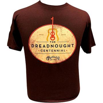 Martin Dreadnought Centennial T-Shirt Small Sangria