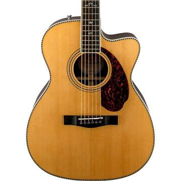 Fender Paramount Series PM-3 Deluxe Cutaway Triple-0 Acoustic-Electric Guitar Natural