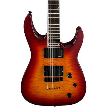 Jackson SLATTXMG 3-6 Quilted Maple Top Electric Guitar Black Cherry Burst