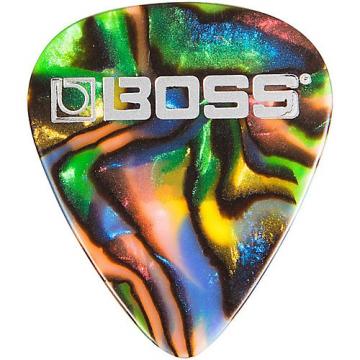 Boss Abalone Celluloid Guitar Thin 12 Pack