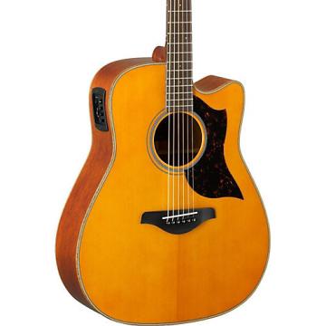 Yamaha A-Series A1M Cutaway Dreadnought Acoustic-Electric Guitar Vintage Natural