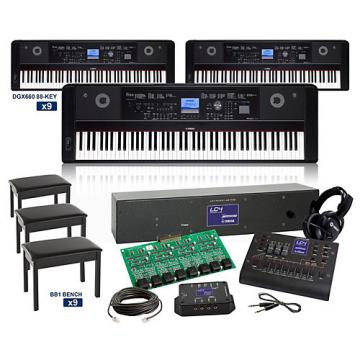 Yamaha DGX660 88-key Grand LC4 Keyboard Lab