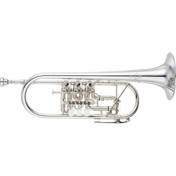 Yamaha YTR-948FFMS Custom Series Rotary C Trumpet Silver