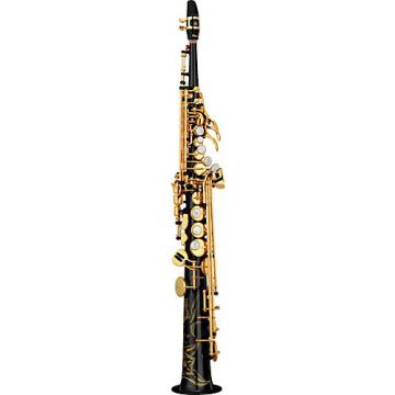 Yamaha Custom YSS-82Z Series Professional Soprano Saxophone with Straight Neck Black Lacquer