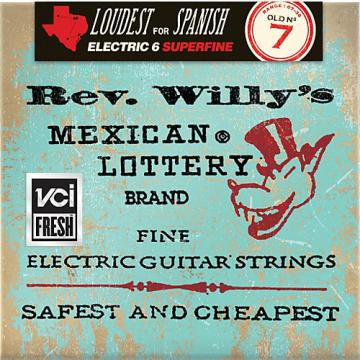 Dunlop Reverend Willy's Electric Guitar String Set - Extra Light