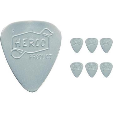 Dunlop Herco Vintage 66' Heavy Picks Silver (6-Pack)