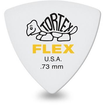 Dunlop Tortex Flex Triangle Guitar Picks .73 mm 72 Pack