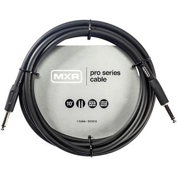 Dunlop MXR Pro Series Straight To Straight Instrument Cable 10 ft. Black