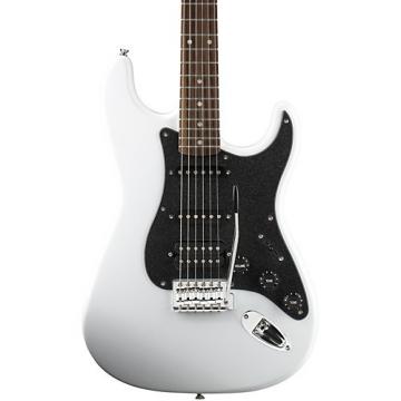 Squier Affinity Series Stratocaster HSS Electric Guitar with Rosewood Fingerboard Olympic White Rosewood Fingerboard