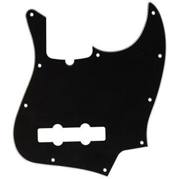 Fender Modern Pickguard, Jazz Bass, 10-Hole - Black 3-Ply