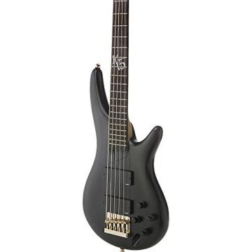 Ibanez K5 Fieldy Signature 5-String Electric Bass Guitar Flat Black