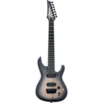 Ibanez Iron Label S Series SIX7FDFM 7-String Electric Guitar Dark Space Burst
