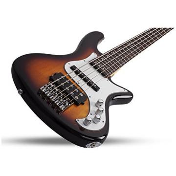 Shecter 2525 STILETTO VINTAGE-5 Bass Guitar w/ Hardshell Case
